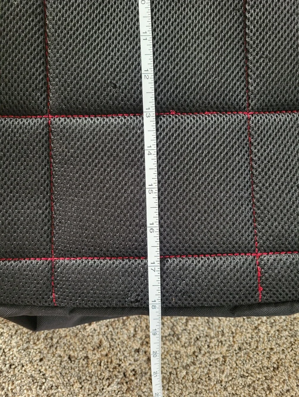 Tony Hawk Red and Black Plaid Backpack